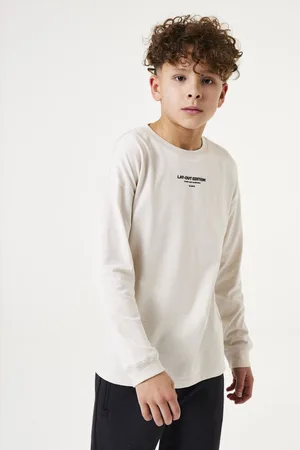 Garcia Gebroken witte longsleeve