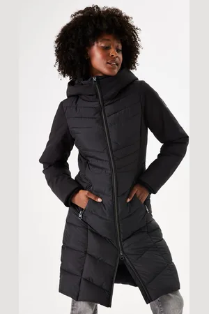 Garcia Zwarte parka pufferjas