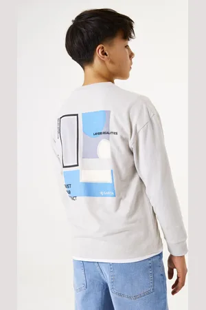 Garcia Lichtgrijze longsleeve
