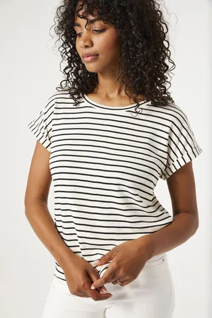 Garcia Gestreept T-shirt
