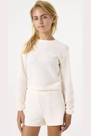 Garcia Gebroken witte longsleeve