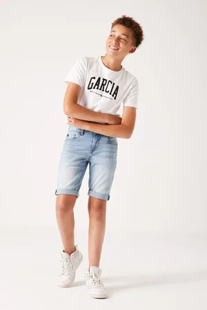 Garcia Tavio 340 Slim Denim Shorts - Bleached