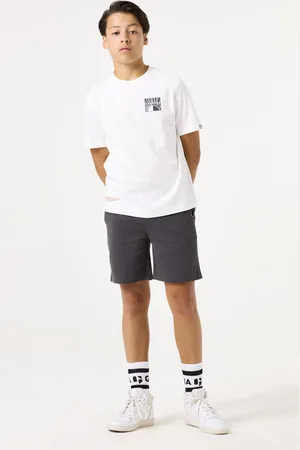 Garcia Donkergrijze short