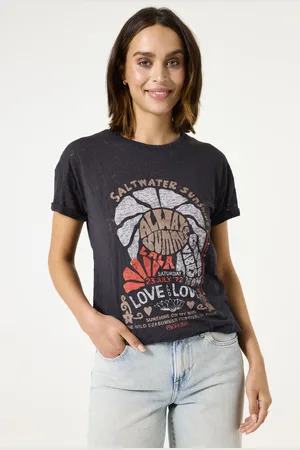 Garcia Donkergrijs T-shirt