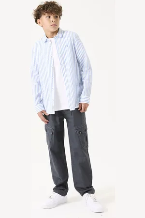 Garcia Donkergrijze broek