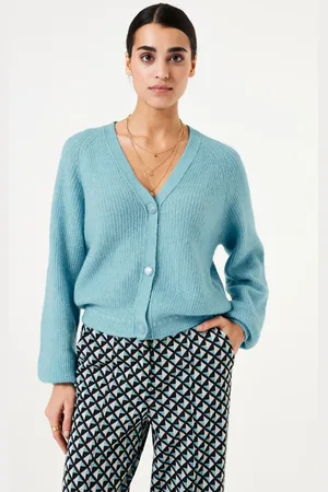 Garcia Lichtblauwe vest