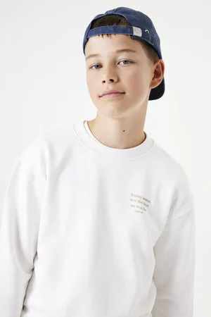 Garcia Gebroken witte sweater
