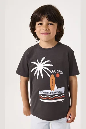 Garcia Donkergrijs T-shirt