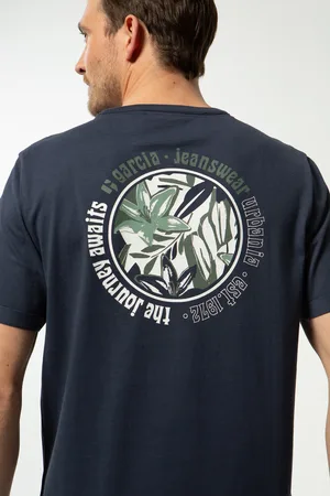 Garcia Donkerblauw T-shirt