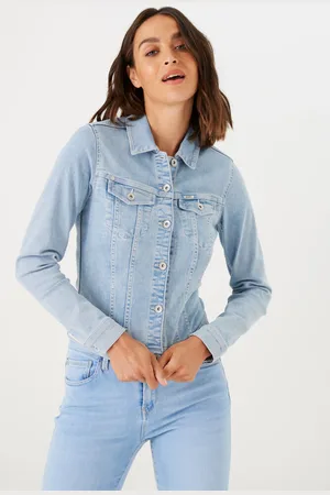 Garcia Sofia 700 Slim Denim Jack - Bleached