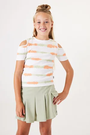 Garcia Olijfgroene cargo skort