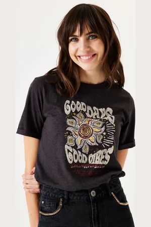 Garcia Donkergrijs T-shirt