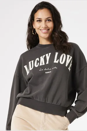 Garcia Donkergrijze sweater