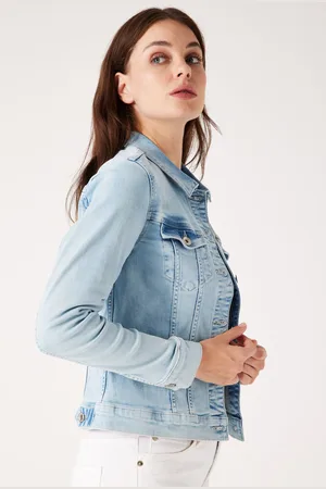 Garcia Sofia 700 Slim Denim Jack - Bleached