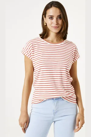 Garcia Gestreept T-shirt