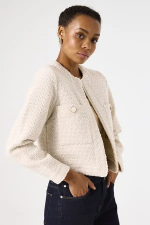 Garcia Gebroken tweed jack