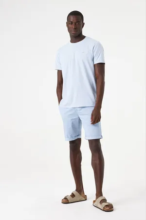 Garcia Lichtblauwe chinoshort