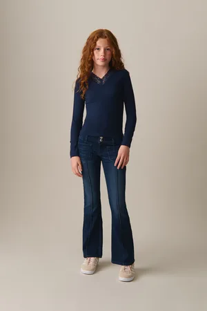 Gina Tricot Pleated flare jeans