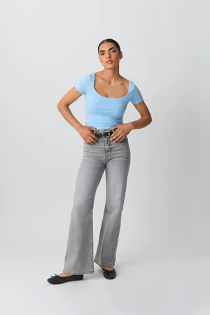 Gina Tricot Comfy wide jeans