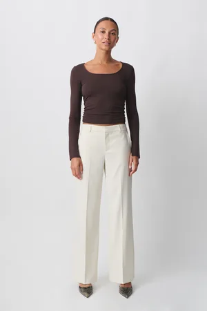 Gina Tricot Wide leg suit trousers