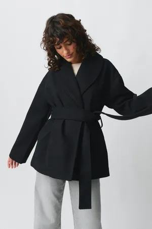 Gina Tricot Shawl collar short coat