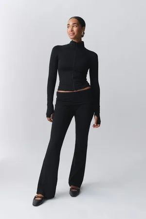 Gina Tricot Soft touch folded trouser