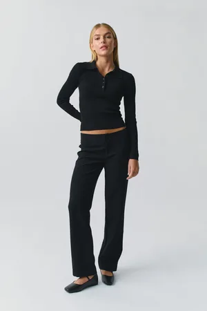 Gina Tricot Low straight trousers