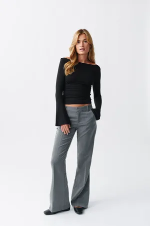 Gina Tricot Relaxed bootcut trousers