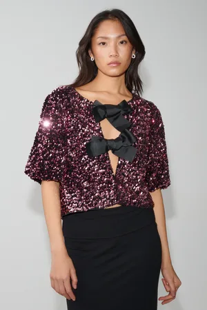Gina Tricot Bow top