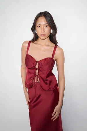 Gina Tricot Satin singlet