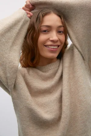 Gina Tricot Crew neck knitted sweater