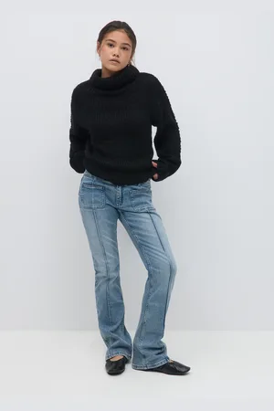 Gina Tricot Pleated flare jeans