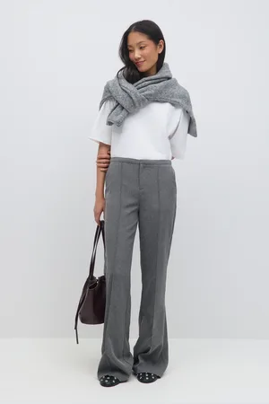 Gina Tricot Mid waist bootcut trousers