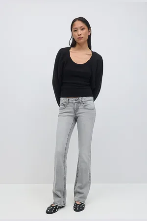 Gina Tricot Y2k low bootcut jeans