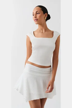 Gina Tricot Assymetric mini skirt