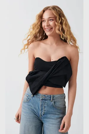 Gina Tricot Bow denim top