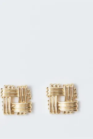 Gina Tricot Square earrings