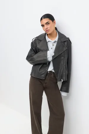 Gina Tricot Short pu biker jacket