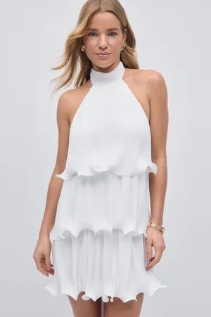 Gina Tricot Halterneck wave edge dress