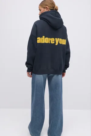 Gina Tricot Oversized print hoodie