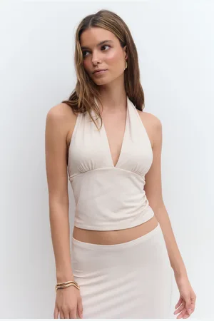 Gina Tricot Soft touch halterneck top
