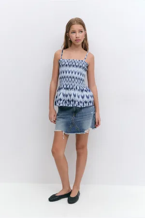 Gina Tricot Y denim skirt