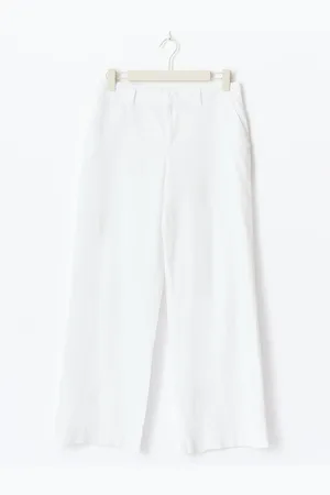 Gina Tricot Wide linen blend trousers