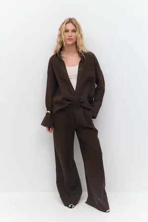 Gina Tricot Wide linen trousers