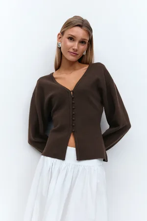 Gina Tricot Shaped knitted cardigan