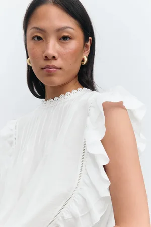 Gina Tricot Mini boho frill top
