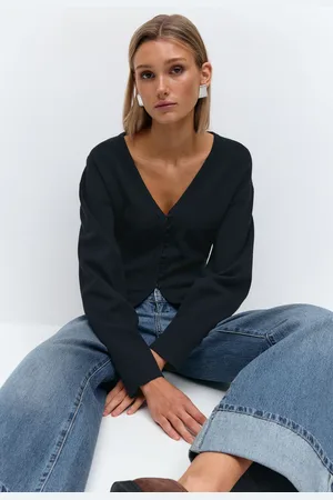 Gina Tricot Shaped knitted cardigan