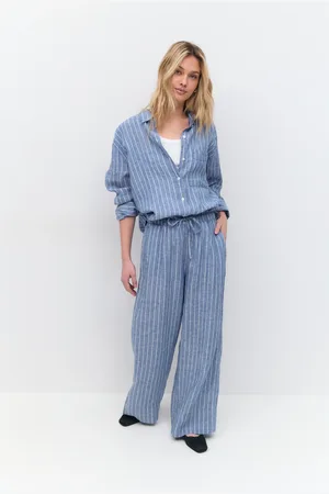 Gina Tricot Wide linen trousers