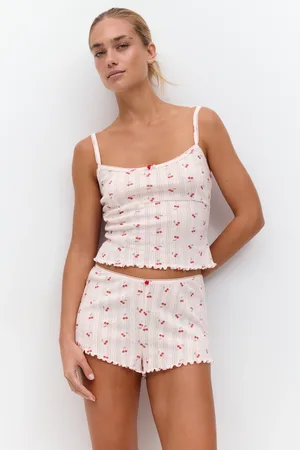 Gina Tricot Pointelle singlet