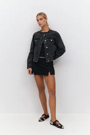 Gina Tricot Slit detail skort